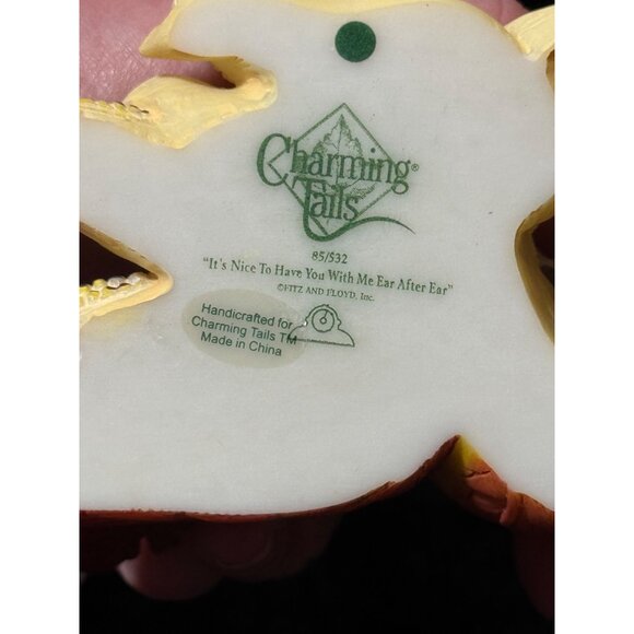 Fitz & Floyd Charming Tails Its Nice To Have You With Me Year After Year - Picture 8 of 9